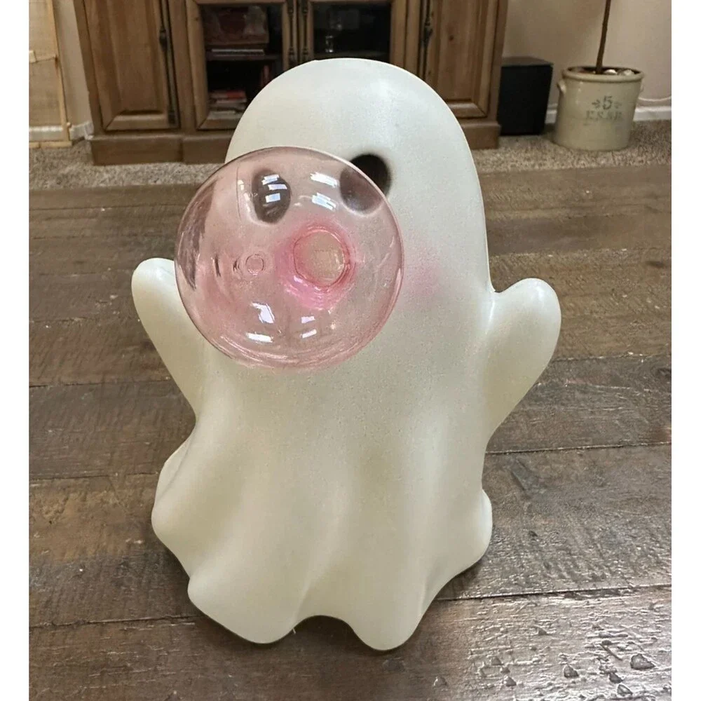 Viral DG Bubble Ghost Halloween Decor Pink Bubblegum Eyes Open 8